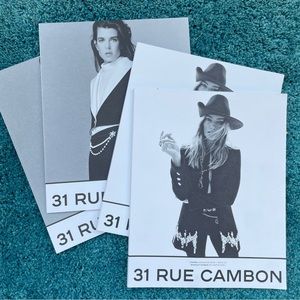 Set of 4 Chanel Fashion Magazines